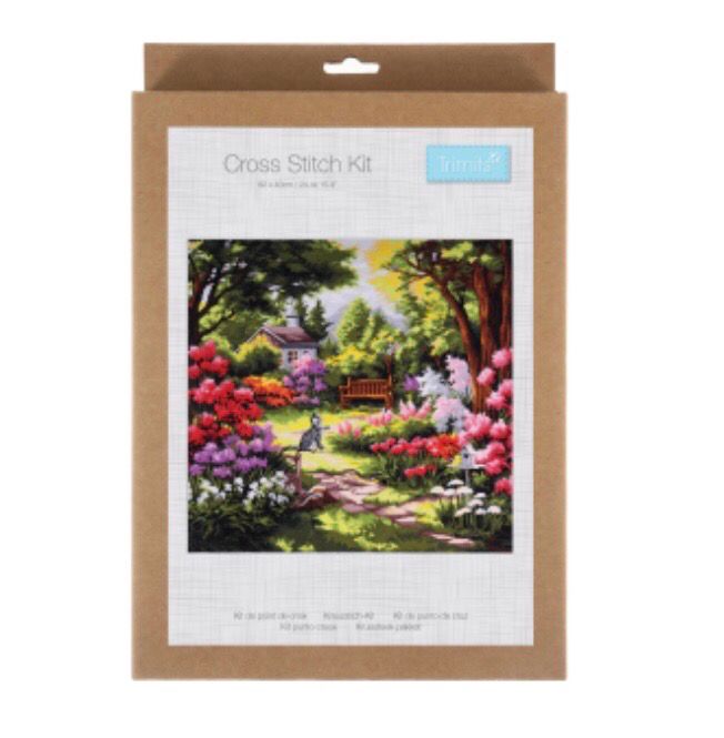 Counted Cross Stitch Kit: Extra Large: Garden Counted Cross Stitch Kit: Extra Large: Garden