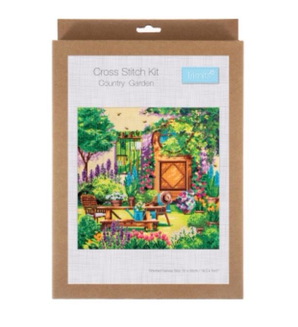 Counted Cross Stitch Kit: Extra Large: Country Garden Counted Cross Stitch Kit: Extra Large: Country Garden