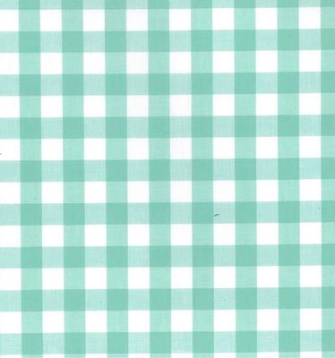 17mm Yarn Dyed Cotton Gingham- Mint