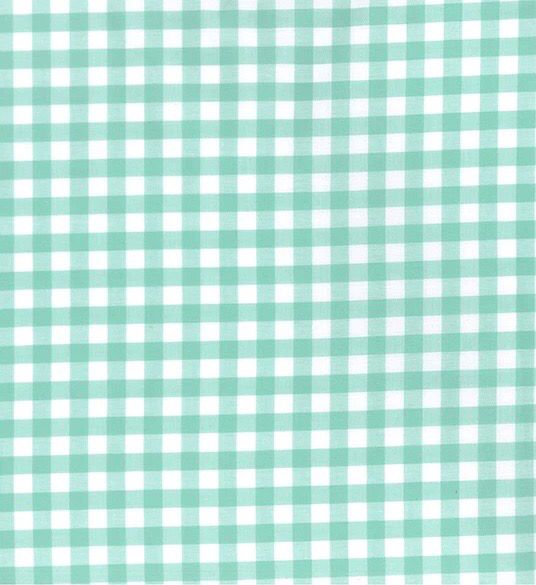 9mm Yarn Dyed Cotton Gingham- Mint