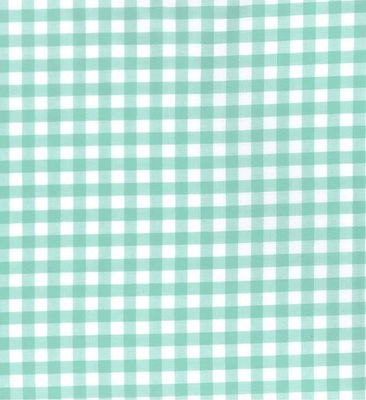 9mm Yarn Dyed Cotton Gingham- Mint
