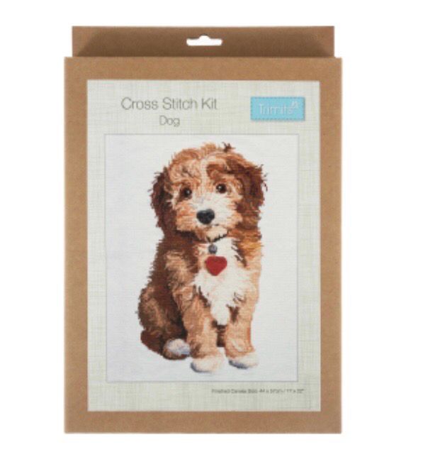 Counted Cross Stitch Kit: Extra Large: Dog Counted Cross Stitch Kit: Extra Large: Dog