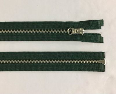65cm Metal Zip- Green