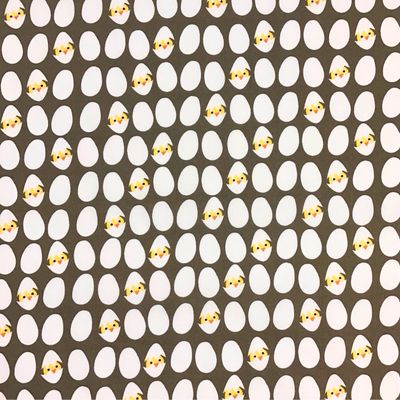 Easter Eggs On Khaki