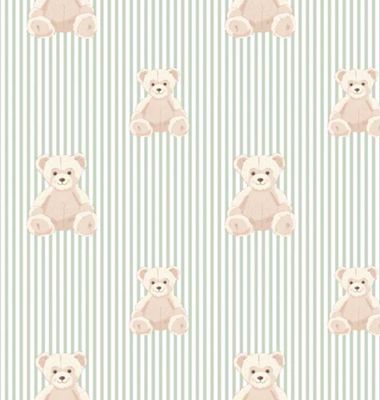 Toybox Treasures- Vintage Teddy Sage