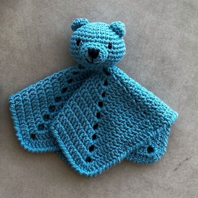 DIY Crochet Kit Cuddle Cloth Bear Bo Ocean Blue DIY Crochet Kit Cuddle Cloth Bear Bo Ocean Blue