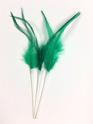 Rooster Feathers- Green Rooster Feathers- Green