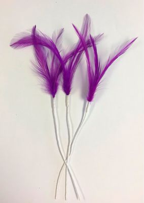Rooster Feathers- Dark Magenta Rooster Feathers- Dark Magenta