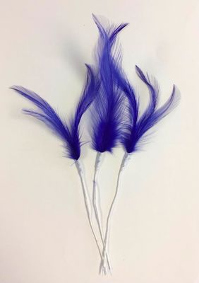 Rooster Feathers- Royal Blue Rooster Feathers- Royal Blue