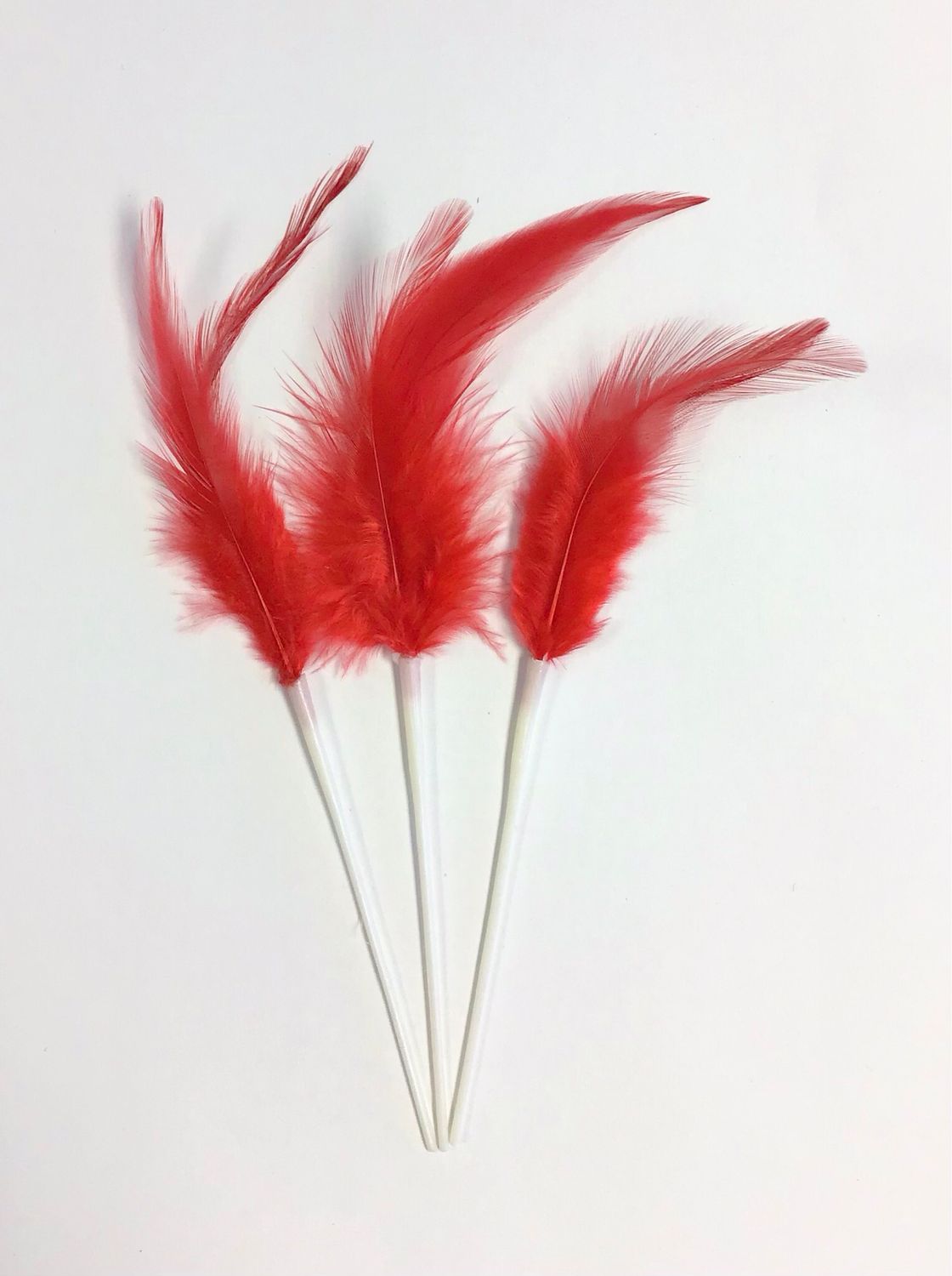 Rooster Feathers- Red