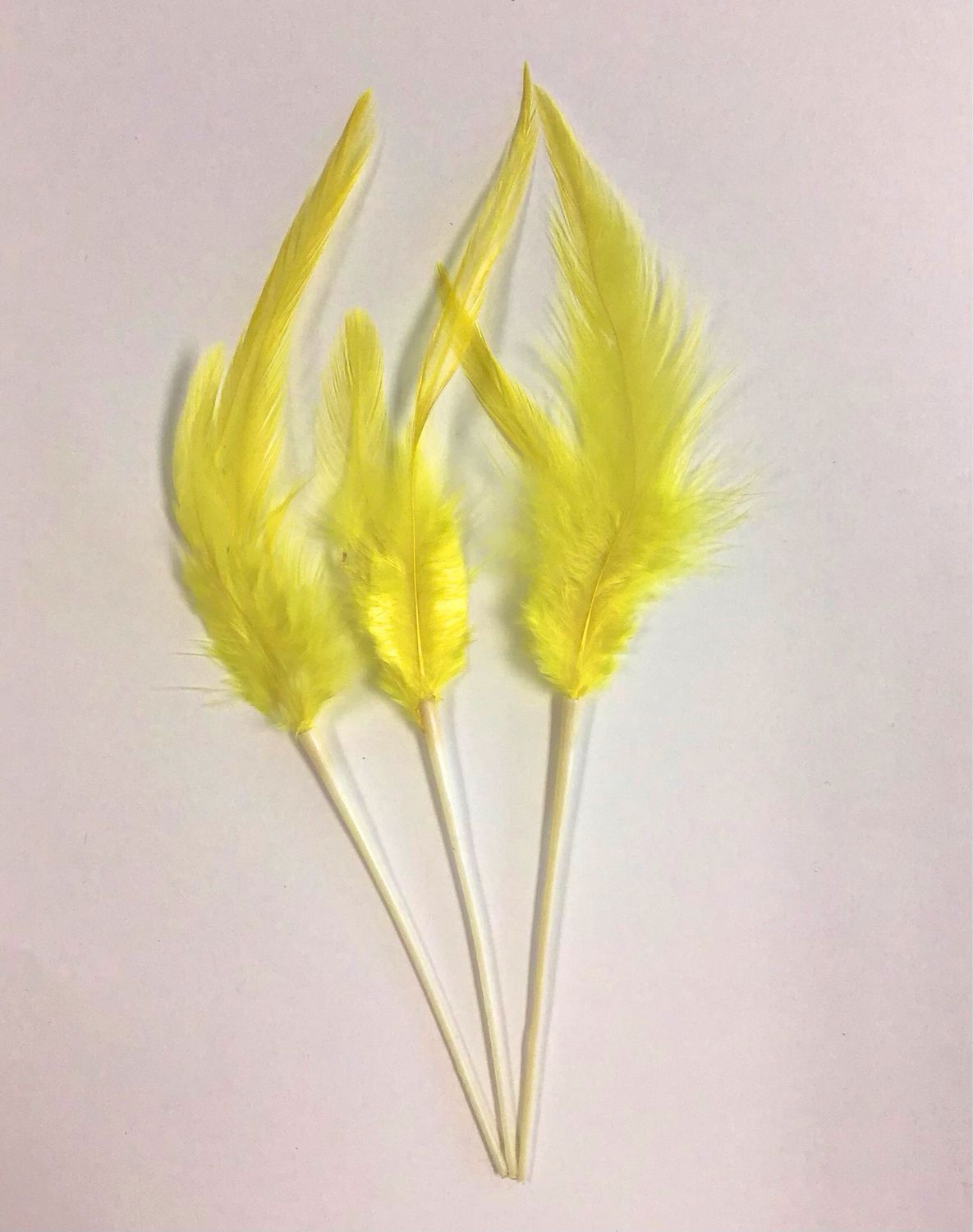Rooster Feathers- Yellow