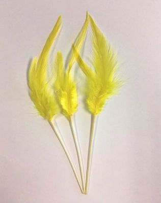 Rooster Feathers- Yellow Rooster Feathers- Yellow
