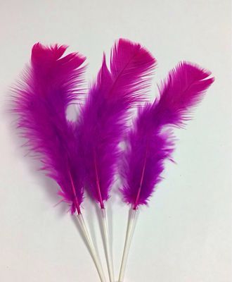 Turkey Feathers- Cerise/ Magenta Turkey Feathers- Cerise/ Magenta