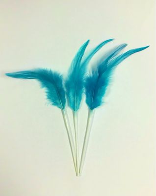 Rooster Feathers- Turquoise Rooster Feathers- Turquoise