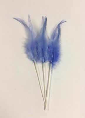 Rooster Feathers- Blue Rooster Feathers- Blue