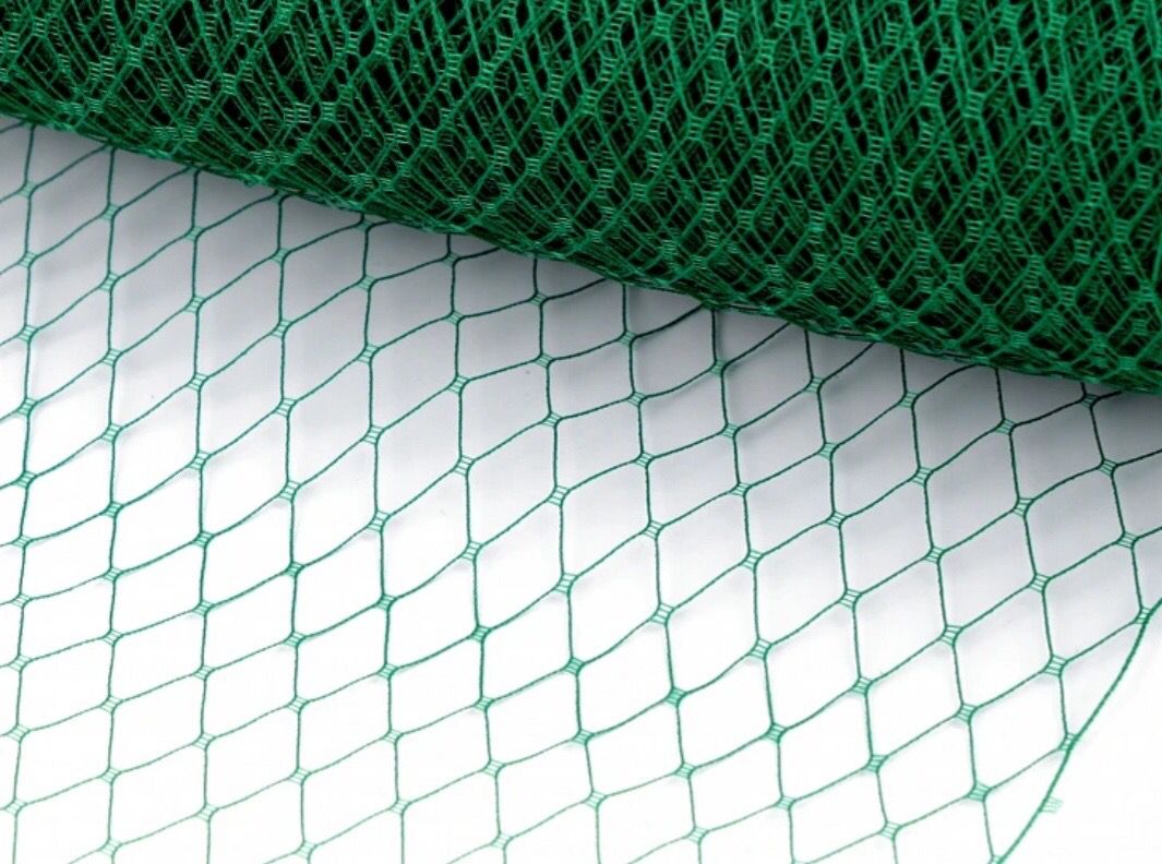 French Birdcage Veil- Green