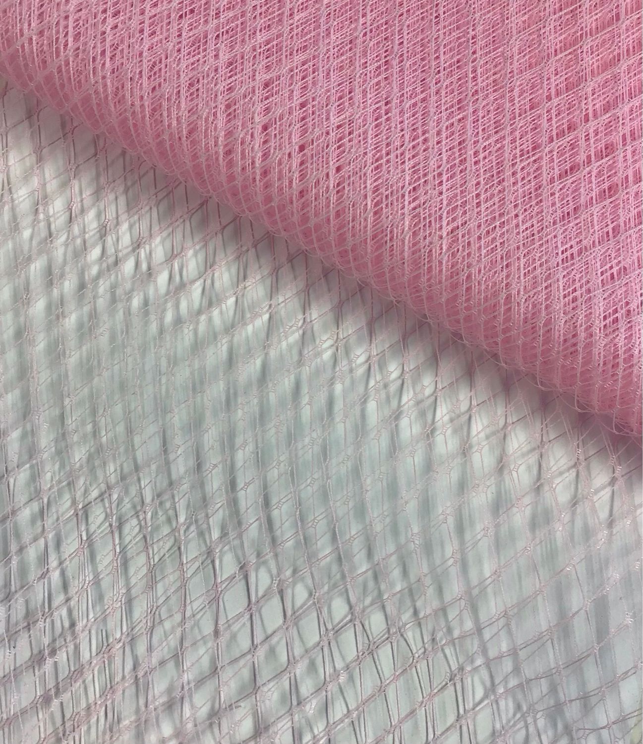 French Birdcage Veil- Pink