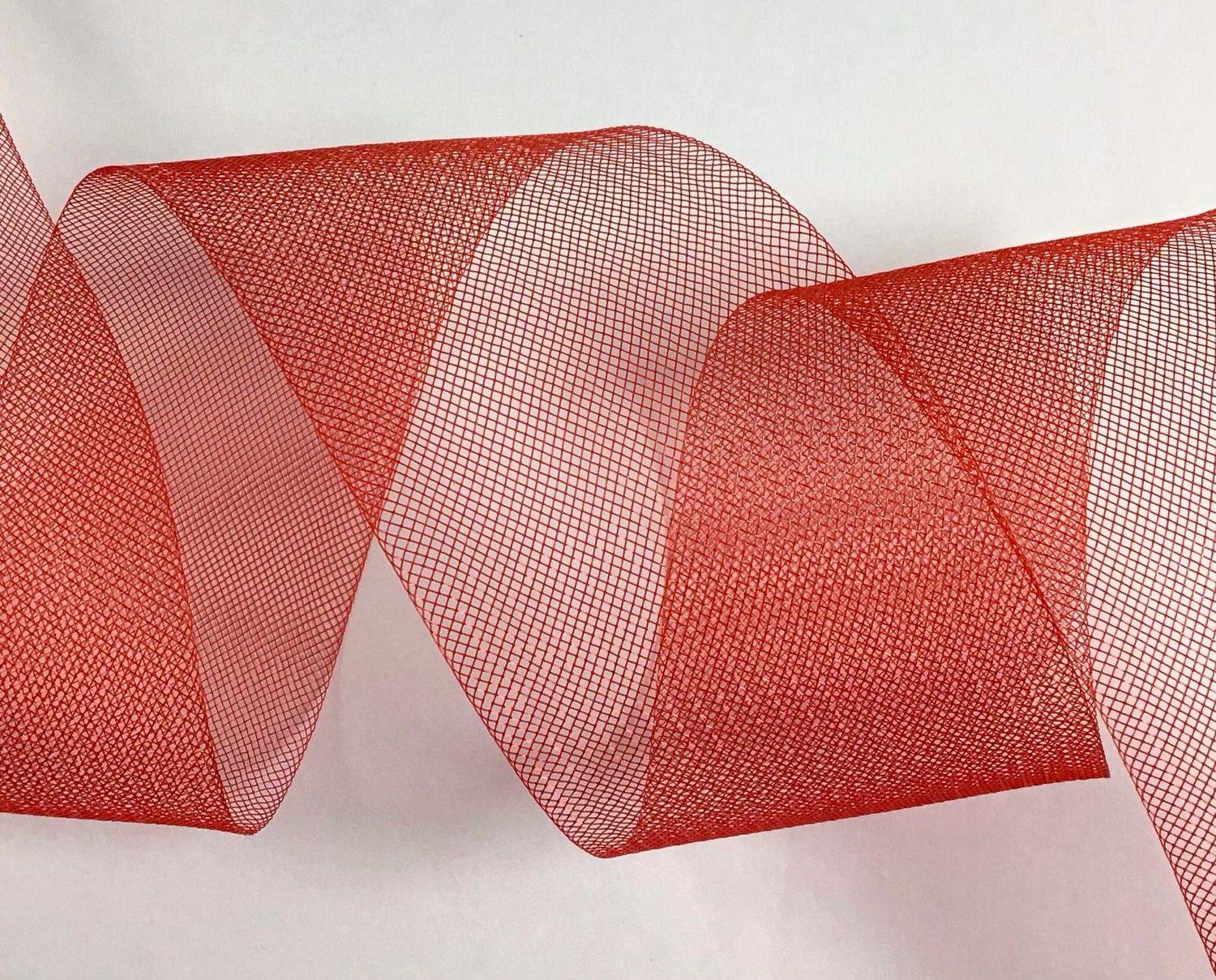 Horsehair Braid Crinoline Stiff- Red