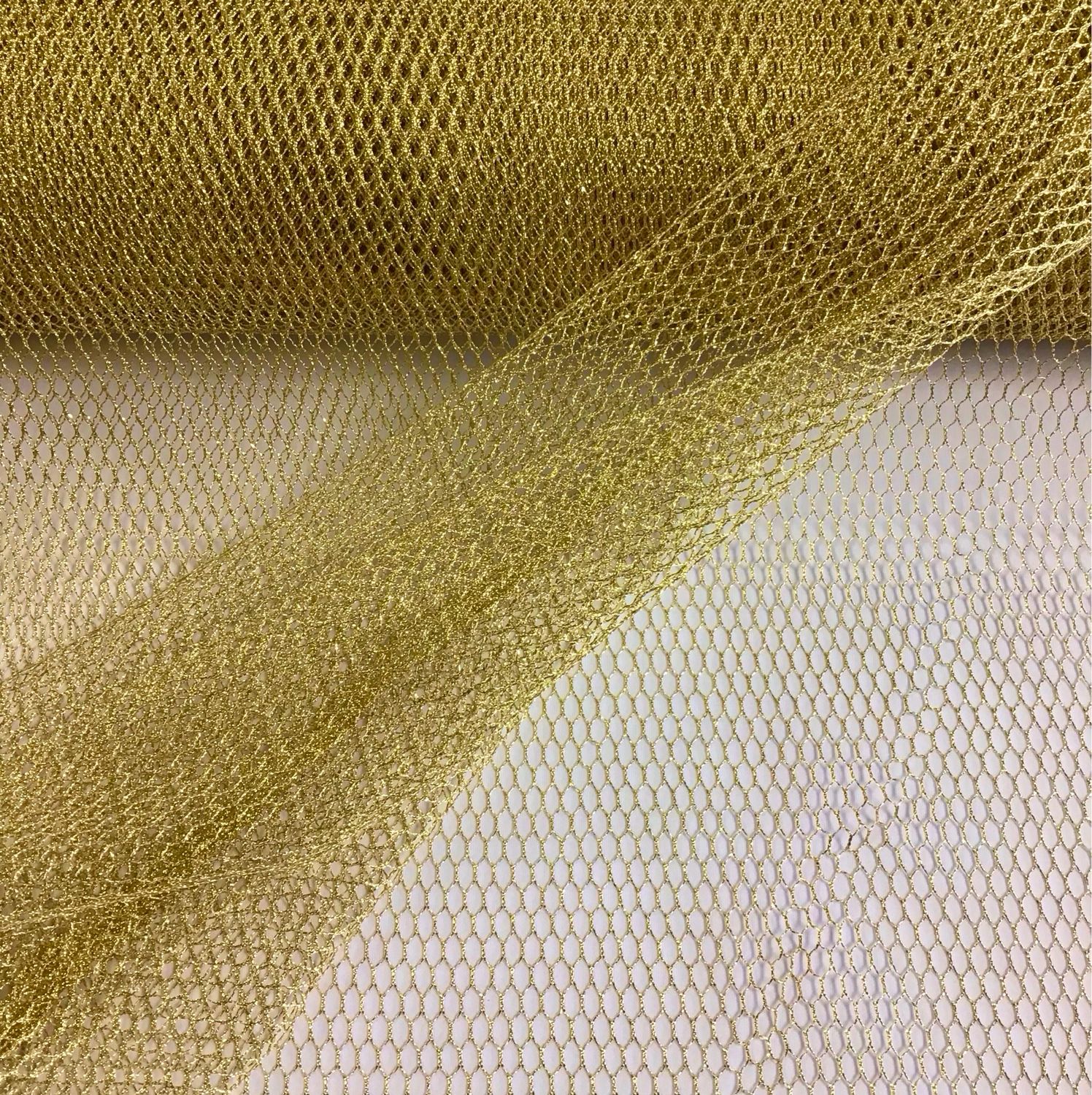 Metal Shiny Mesh- Gold Metal Shiny Mesh- Gold