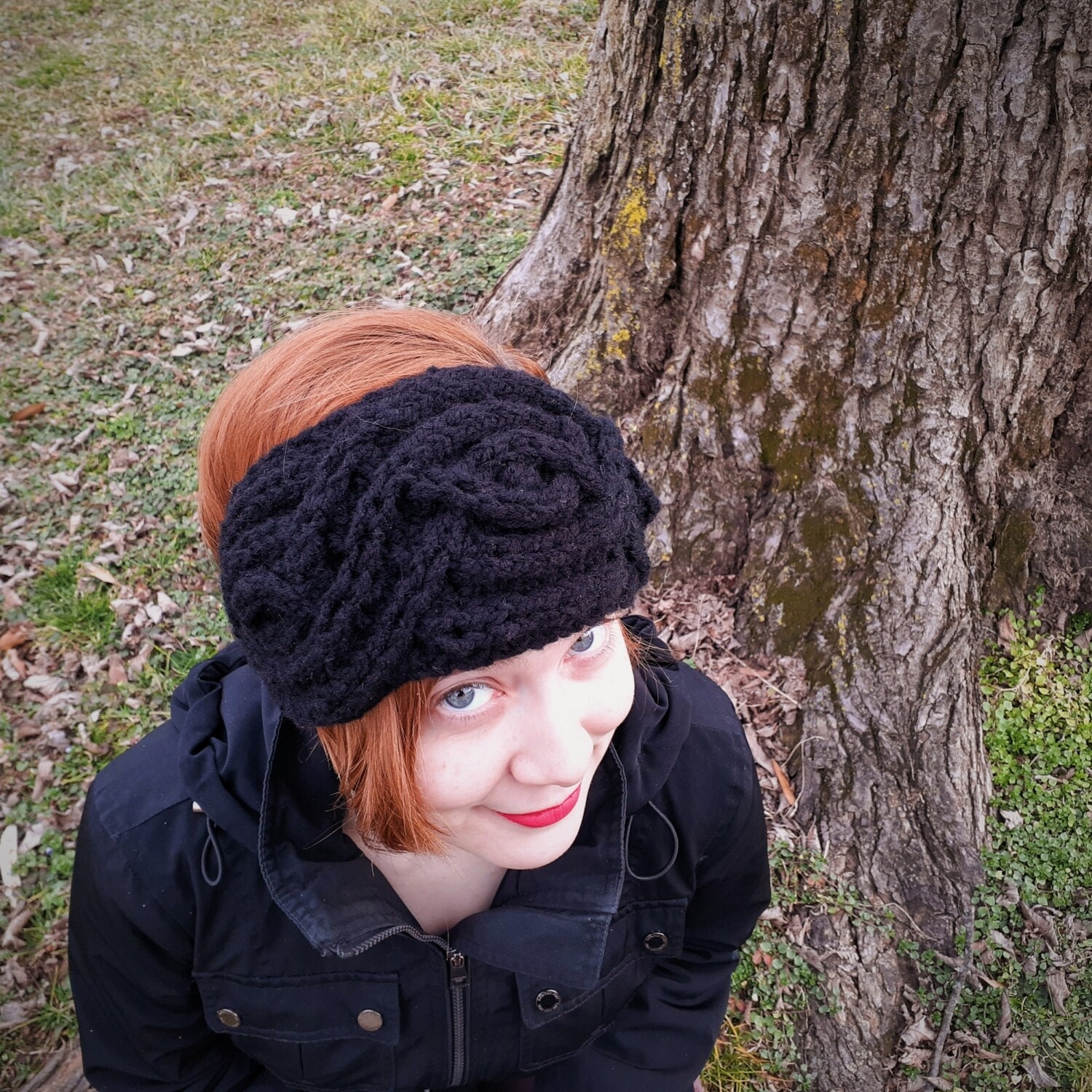 Celtic Ear Warmers - Made to Order - Cabled Headpiece
