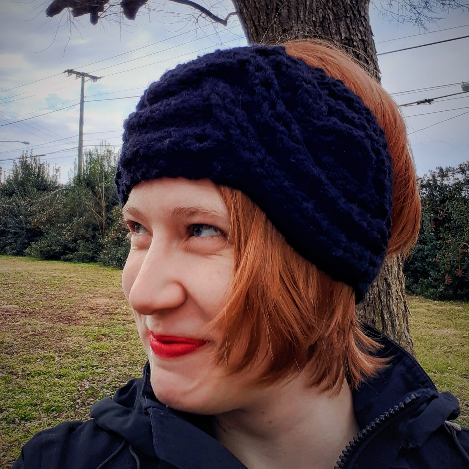 Celtic Ear Warmers - Made to Order - Cabled Headpiece