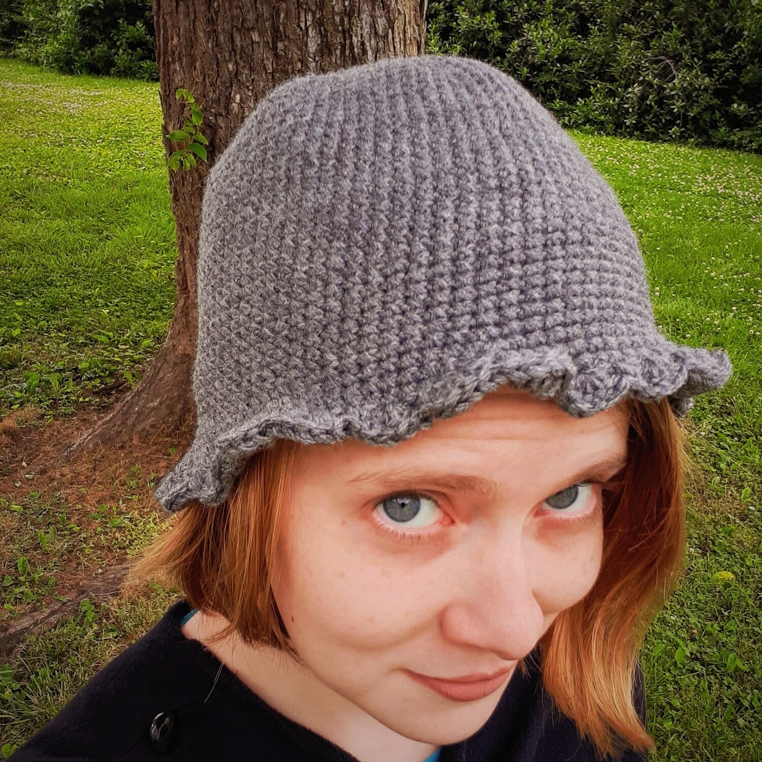 That Darn Hat - Made to Order - Neutral Grey Cloche Hat - Size Small