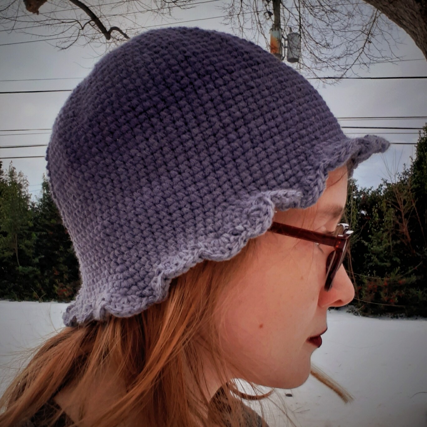 That Darn Hat - Ready to Ship - Neutral Grey Cloche Hat - Size Medium