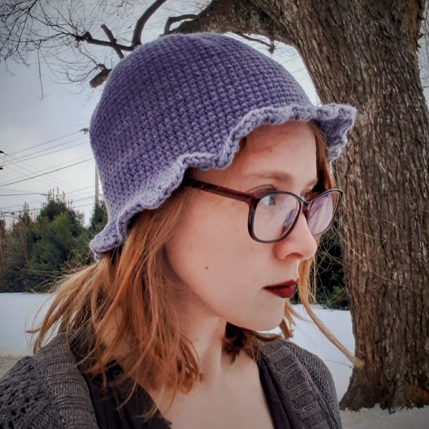 That Darn Hat - Ready to Ship - Neutral Grey Cloche Hat - Size Medium