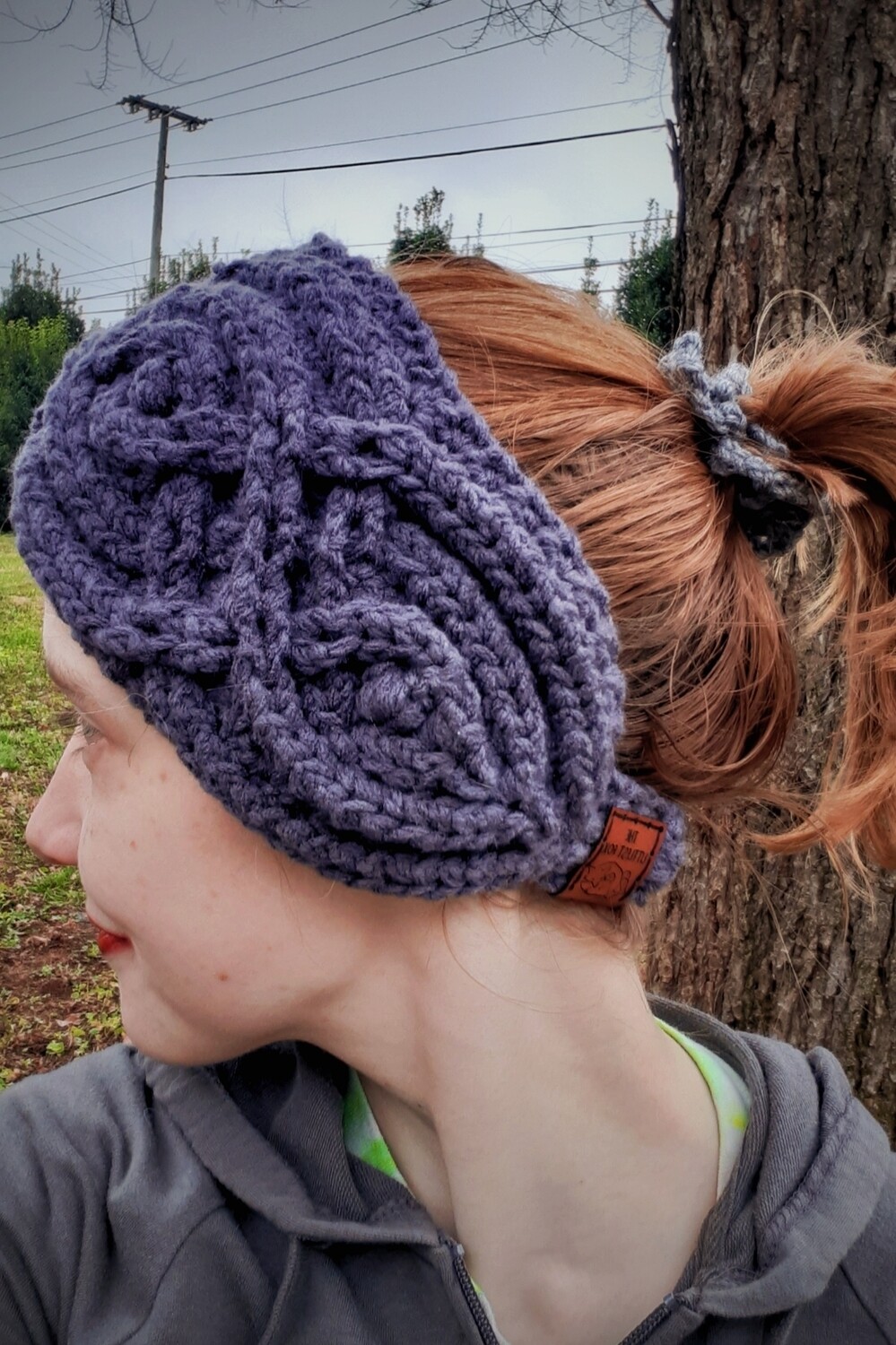 Celtic Ear Warmers - Made to Order - Cabled Headpiece