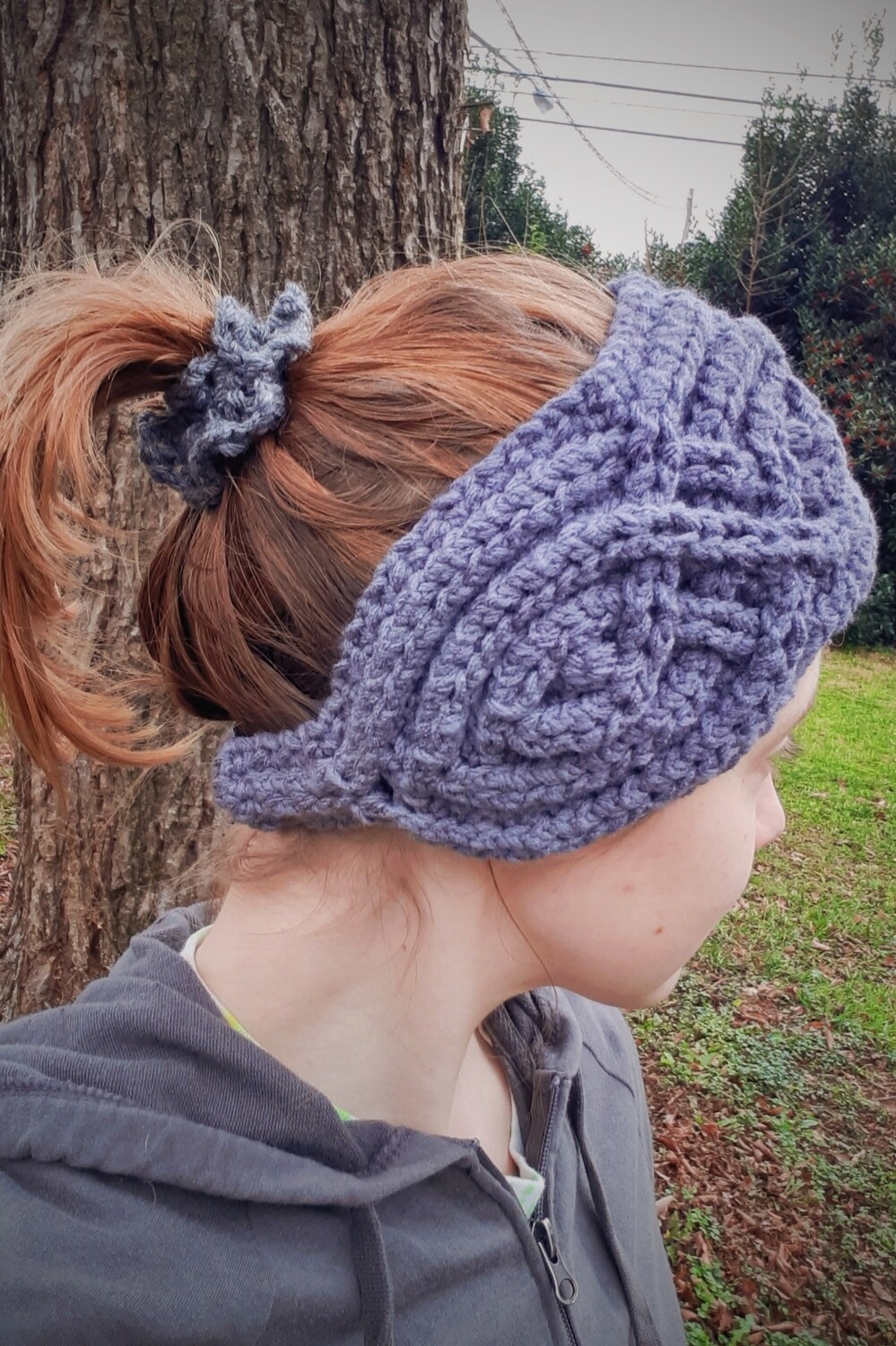 Celtic Ear Warmers - Made to Order - Cabled Headpiece