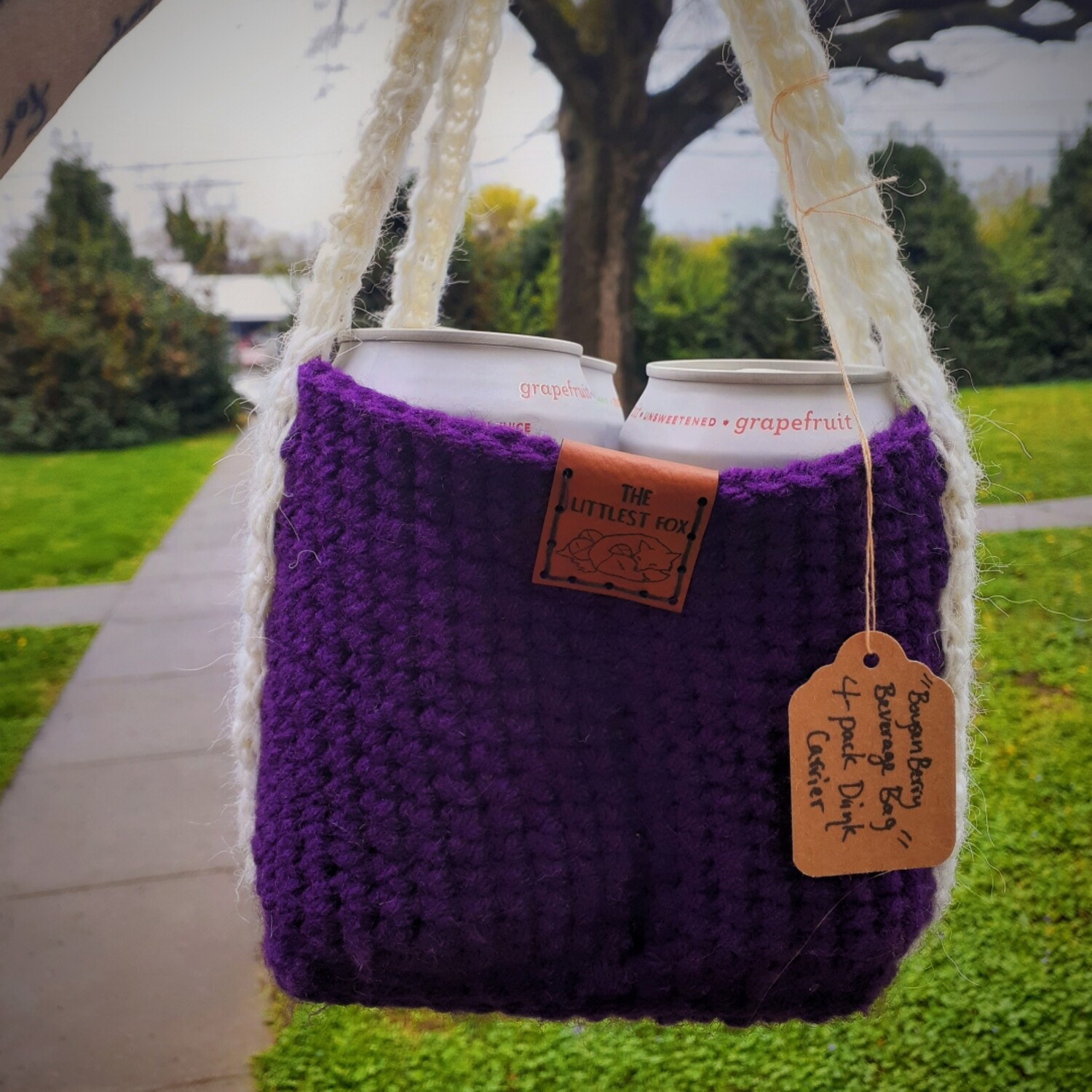 Boysenberry Beverage Bag - Four Pack Drink Carrier
