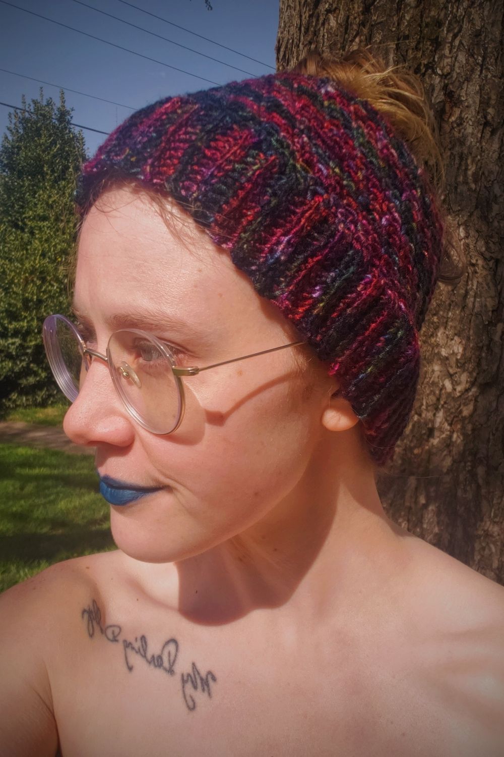 Mystic Sprite - Made to Order - Messy Bun Beanie