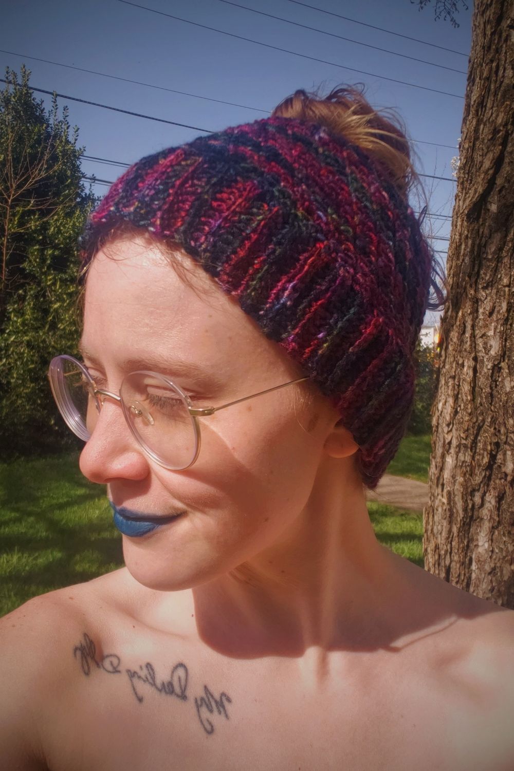 Mystic Sprite - Made to Order - Messy Bun Beanie