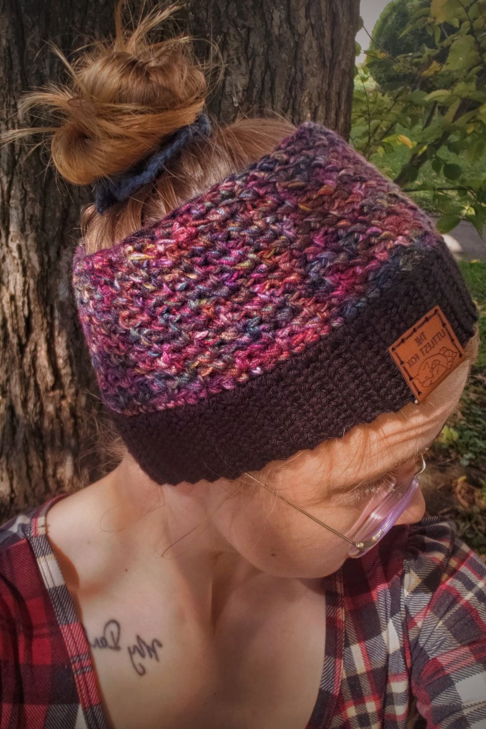 Shadow Sprite - Made to Order - Messy Bun Beanie