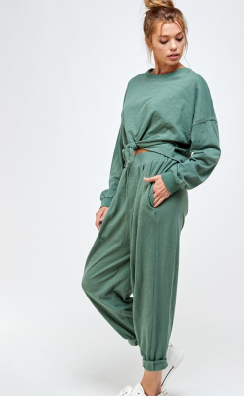 Hunter Green Lounge Set