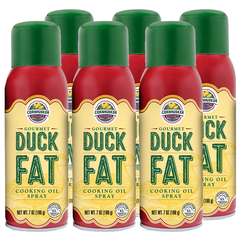 6 x Gourmet Duck Fat Cooking Oil Spray 198g (7oz)