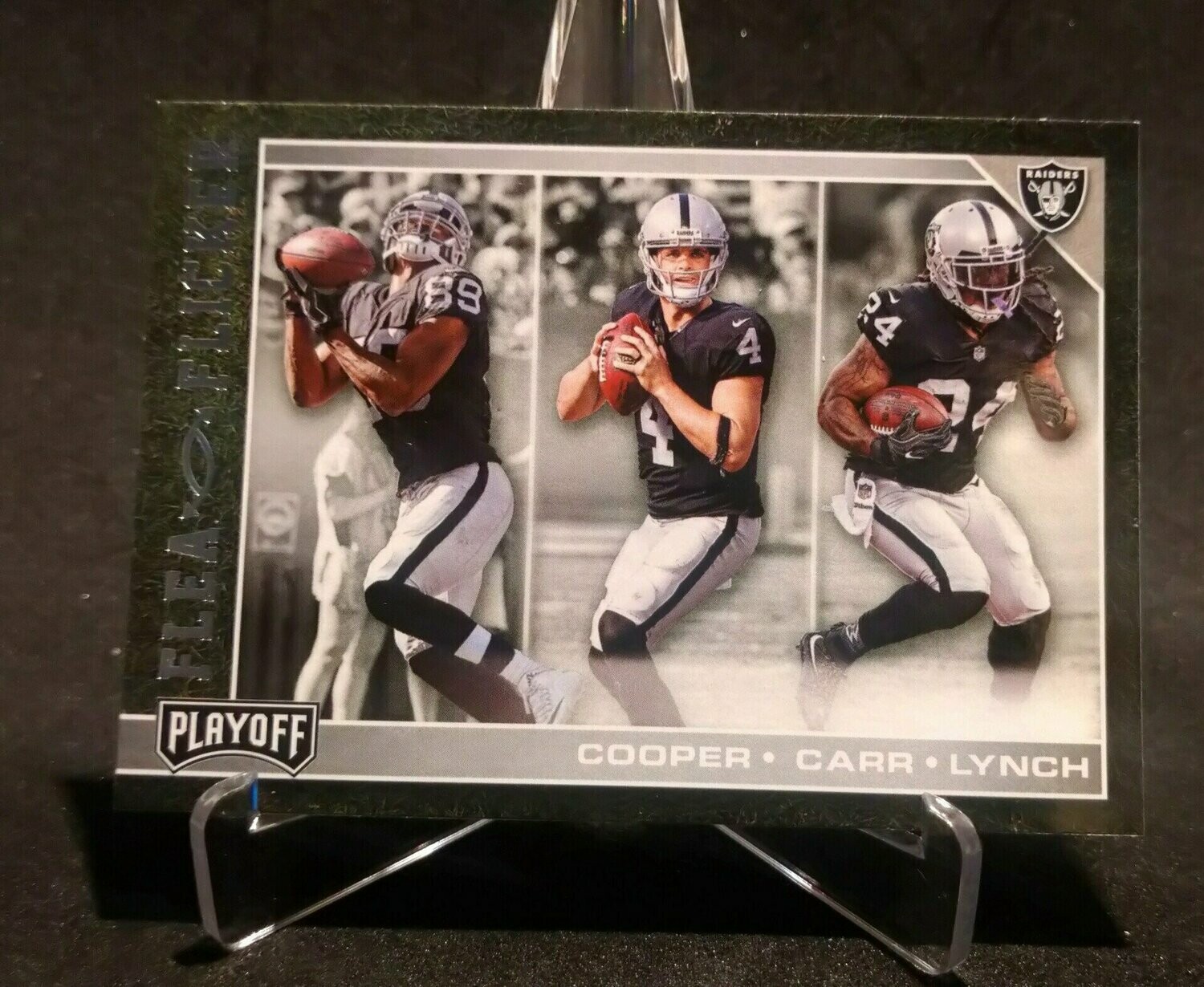 2017 Playoff Raiders FLea Flicker Cooper Carr Lynch