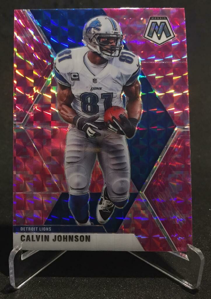 2020 Mosaic Calvin Johnson Pink