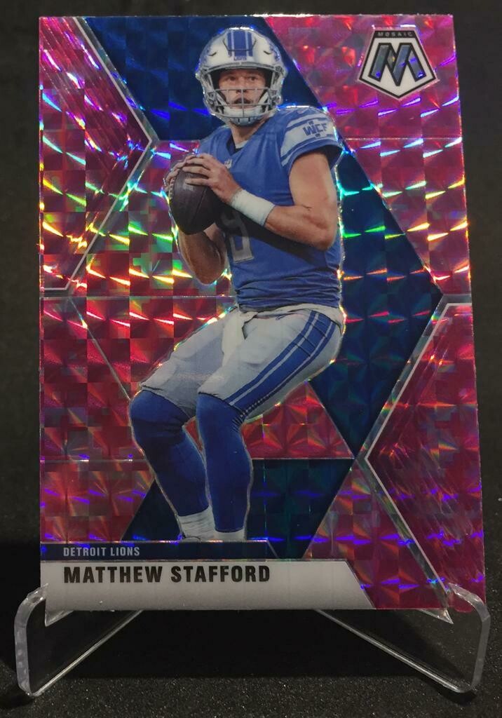 2020 Mosaic Matthew Stafford Pink