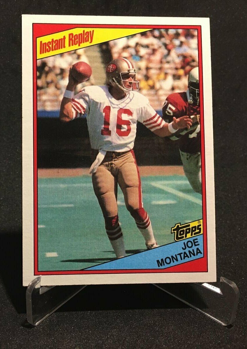 1984 Topps Joe Montana Instant Replay