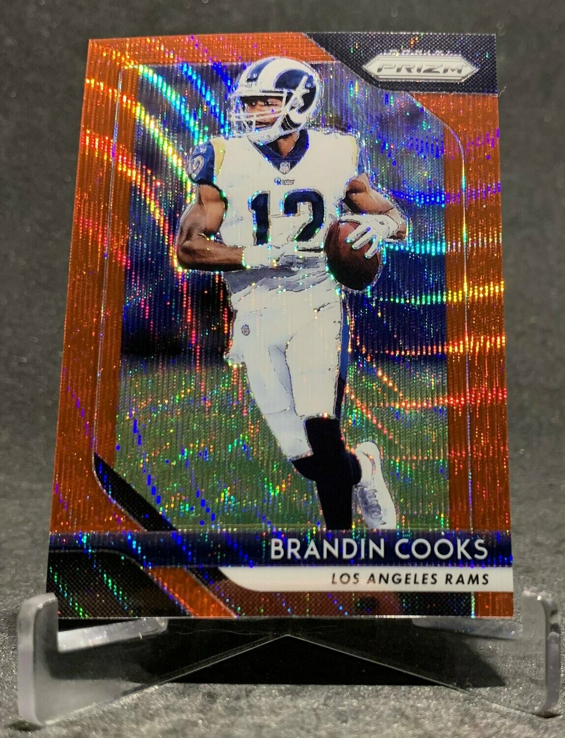 2018 Prizm Red Wave Brandin Cooks #124/149