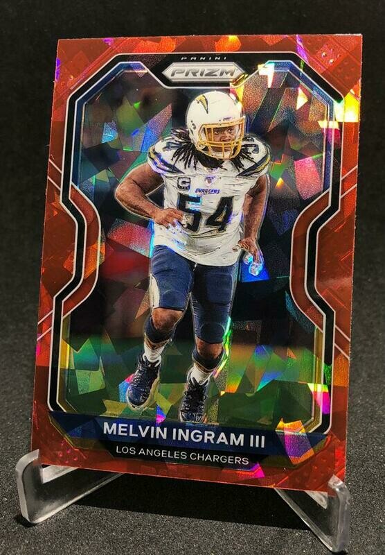 2020 Prizm Melvin Ingram Cracked Red Ice