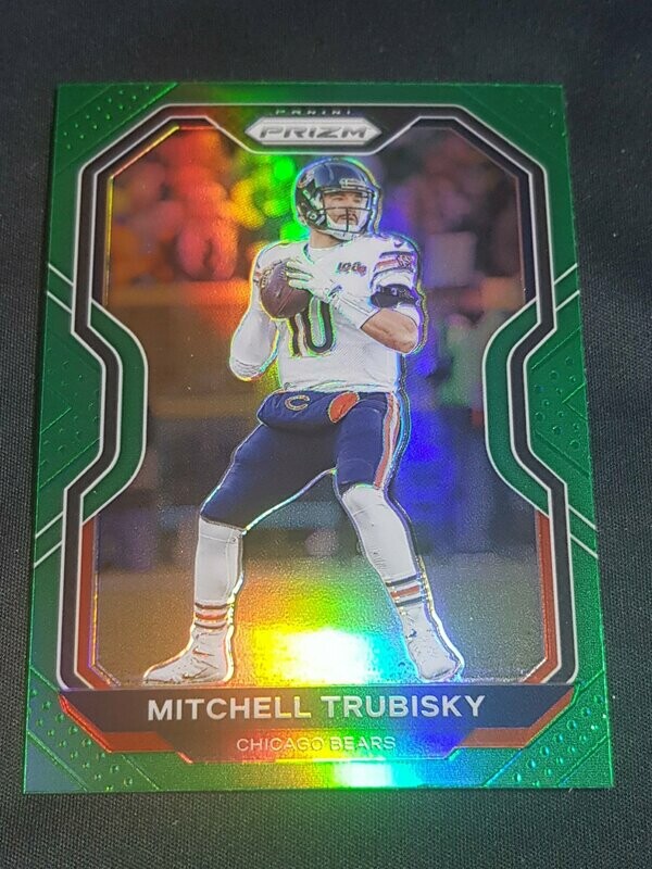 2020 prizm Mitch Trubisky green