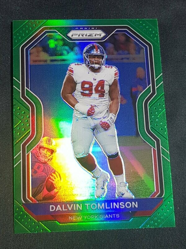 2020 prizm Dalvin Tomlinson green