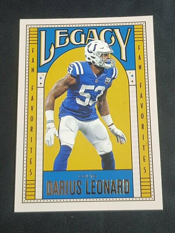 2019 legacy Darius Leonard fan favorites