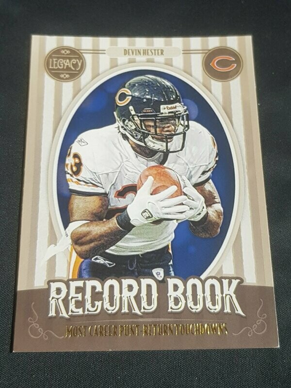 2019 Legacy Record Book Devin Hester