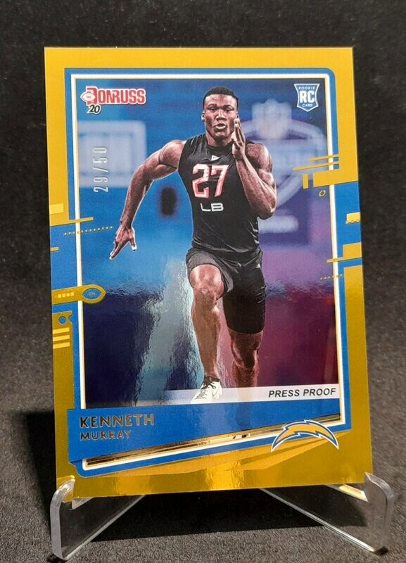 2020 Donruss Kenneth Murray Gold #29/50