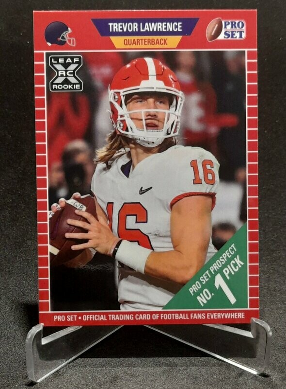 2021 Leaf Trevor Lawrence RC Pro Set Prospect