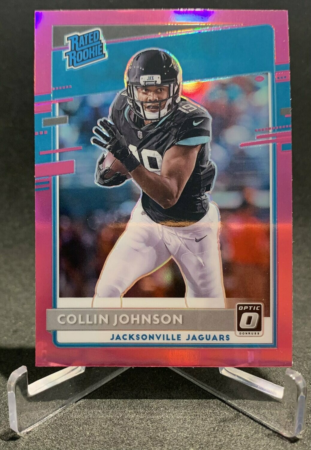 2020 Donruss Optic Collin Johnson Rated Rookie Pink