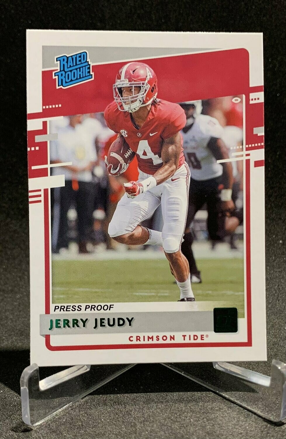 2020 Chronicles Draft Picks Jerry Jeudy Press Proof Green